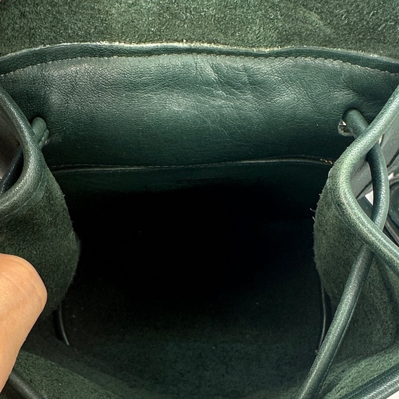 Coach Daypack in Bottle Green Leather, Style 9960 - Picture 10 of 15